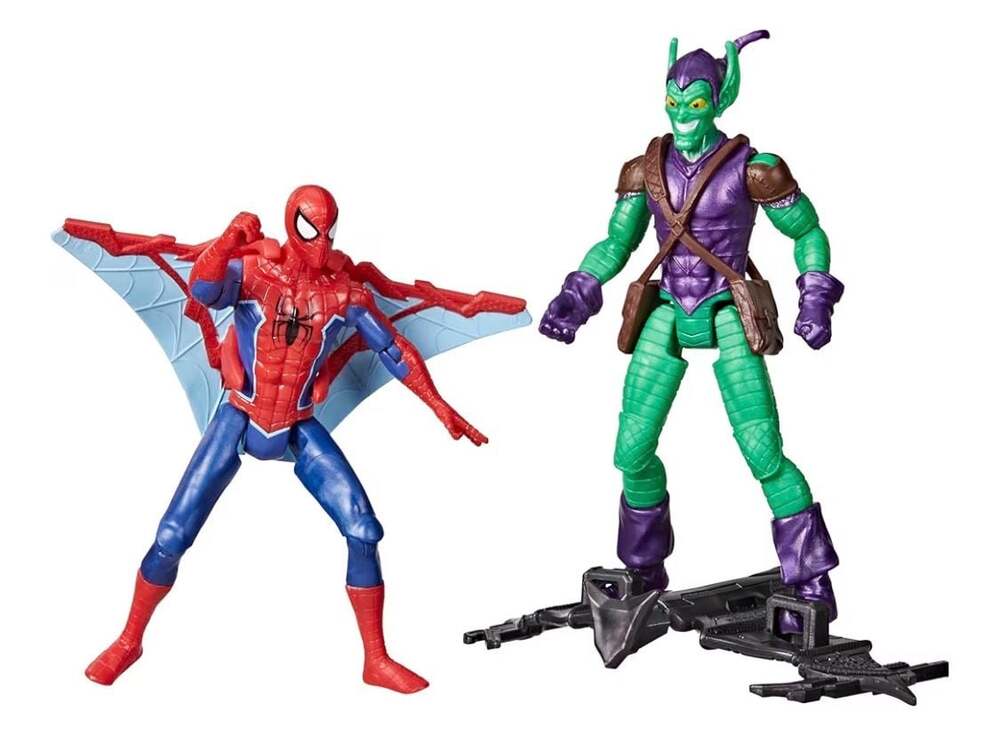 Marvel Epic Hero Series Spider-Man vs Green Goblin Action Figure 2-Pack with Acc